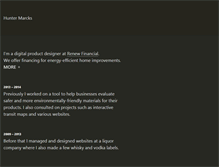 Tablet Screenshot of huntermarcks.net